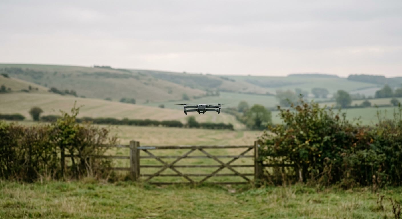 Illustration for: Hampshire puts trained volunteer drone pilots on call to its police control room